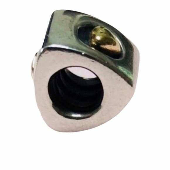 Pandora 14k Gold and Silver Heart of Gold Charm - Picture 4 of 6